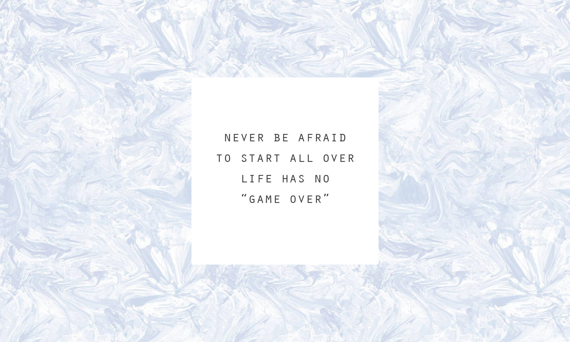 Aesthetic MacBook Quote, white box, motivational text, Full HD Desktop Wallpaper