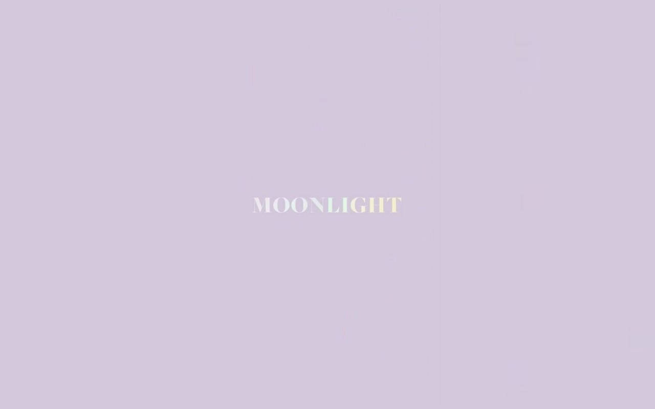 Aesthetic MacBook, purple moonlight, soft lavender background, HD Desktop Wallpaper