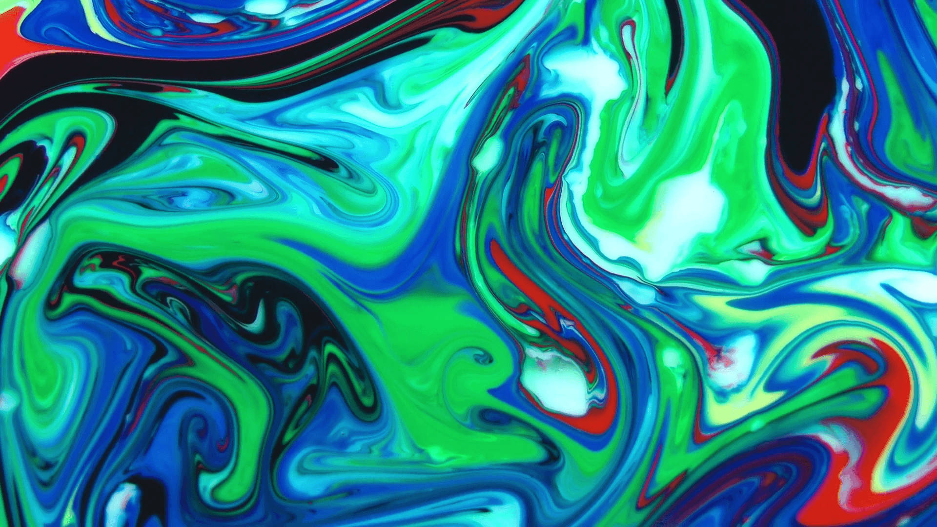 colorful chromatic colored aesthetic marble, neon green, blue, Full HD Desktop Wallpaper