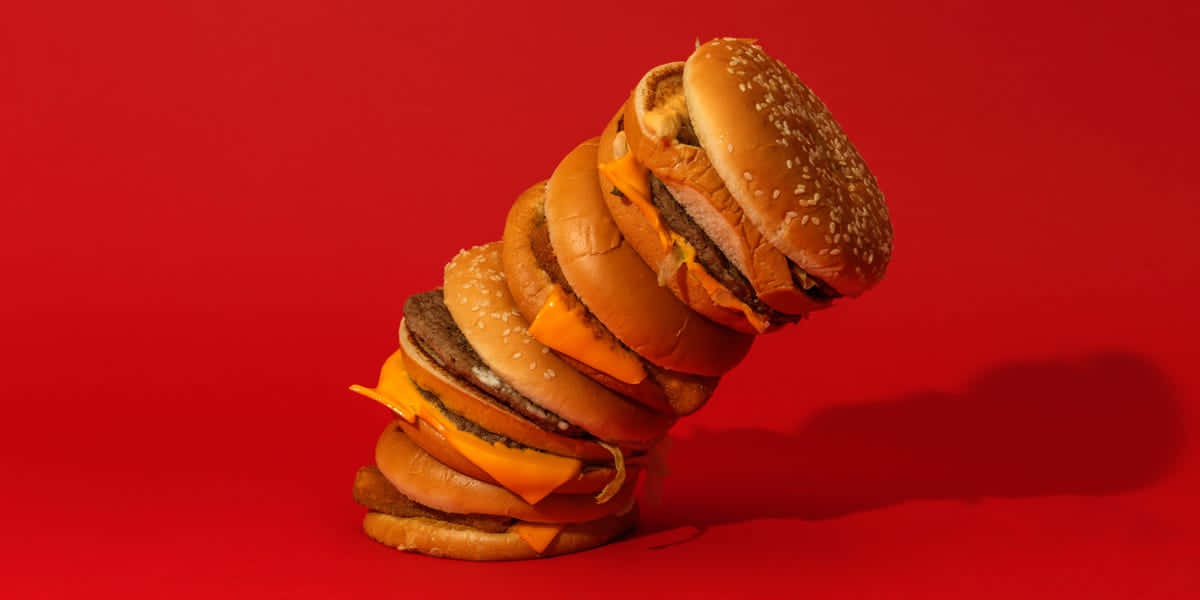 McDonalds, yellow arches, cheeseburgers, SD Desktop Wallpaper