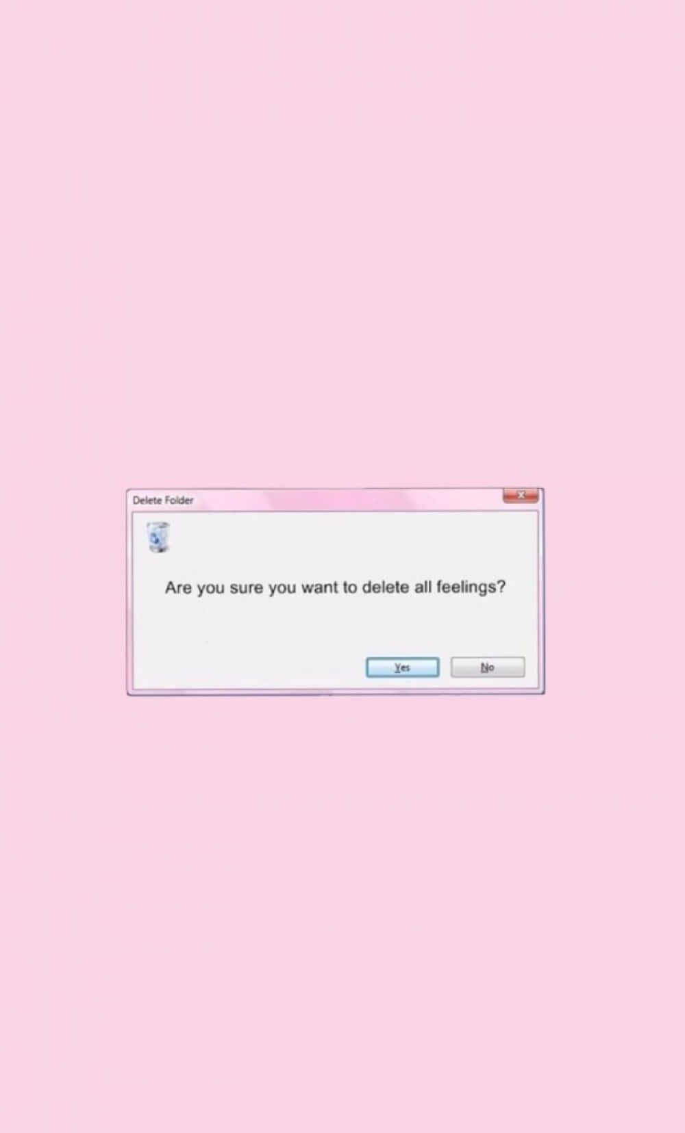 Aesthetic Mood, pink background, computer dialog box, HD Phone Wallpaper