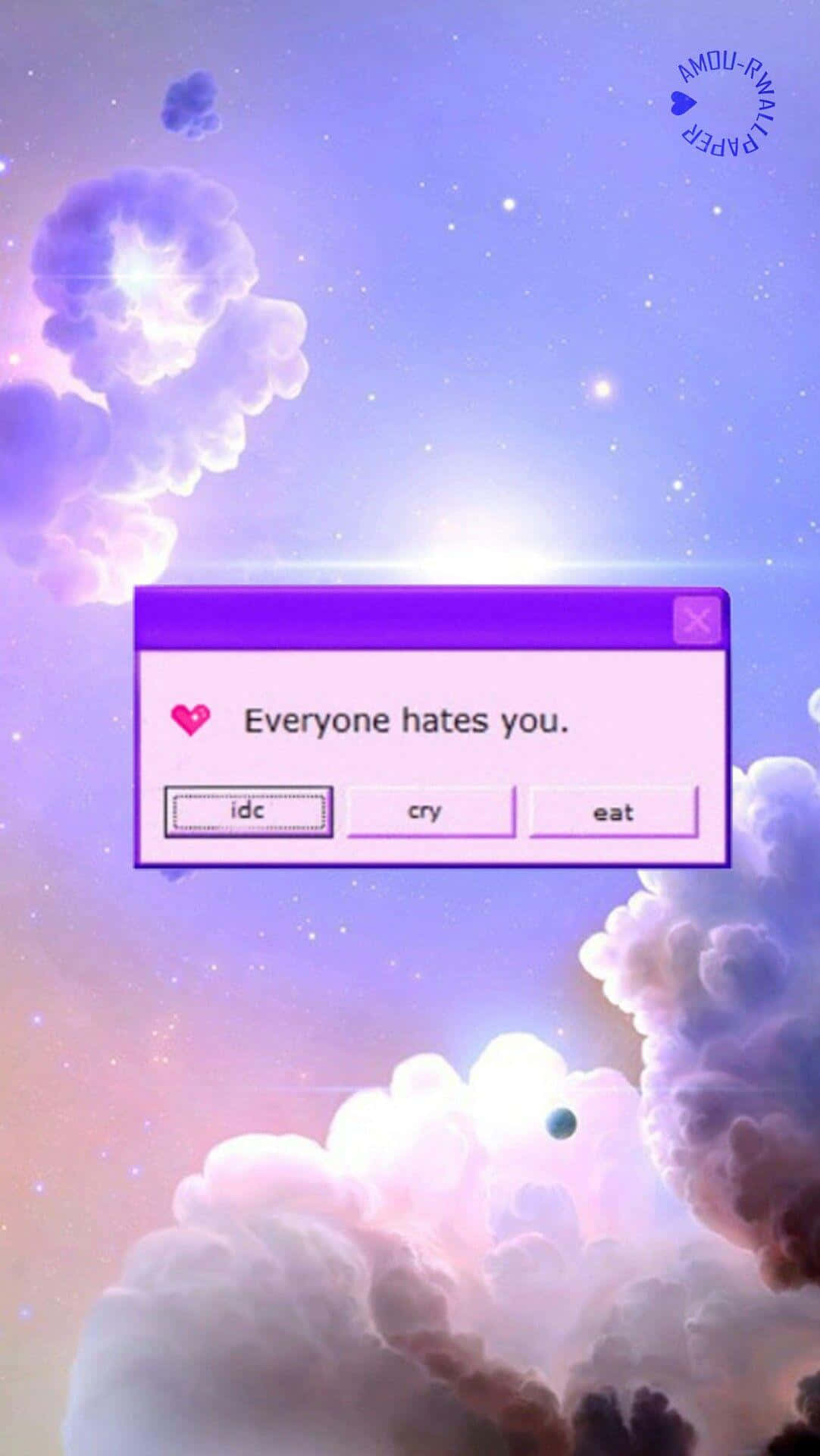 Aesthetic Mood, purple, retro-style, Full HD Phone Wallpaper