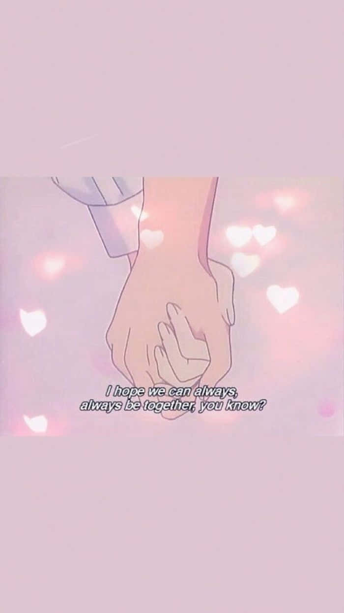 Aesthetic Mood, pink background, floating heart bokeh, SD Phone Wallpaper