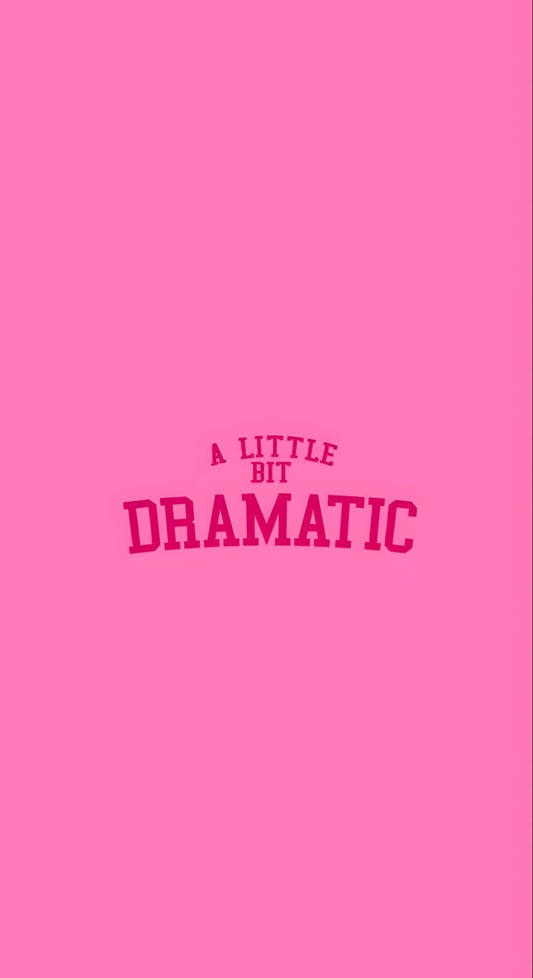 A LITTLE BIT DRAMATIC, pink, solid pink background, Full HD Phone Wallpaper