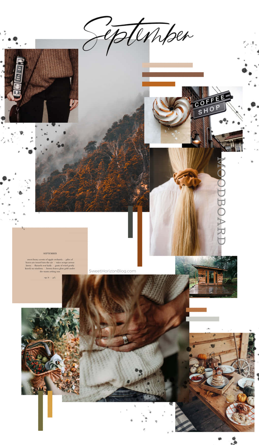 autumnal scenes, forest, coffee shop, HD Phone Wallpaper