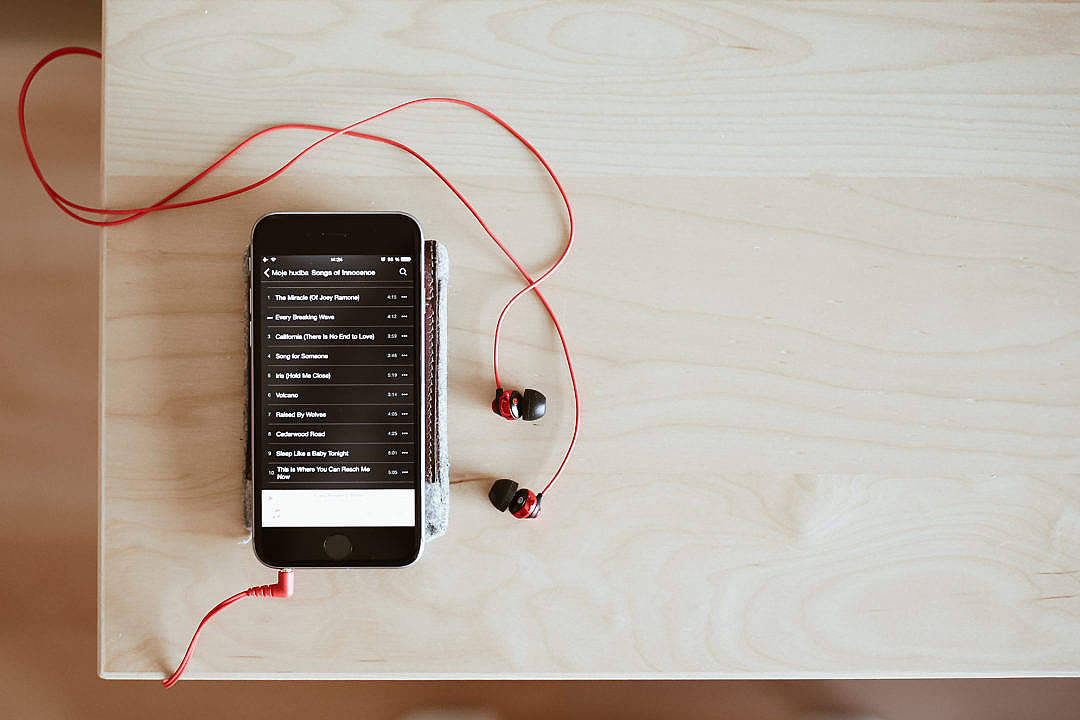 Aesthetic Music, smartphone, music playlist, SD Desktop Wallpaper