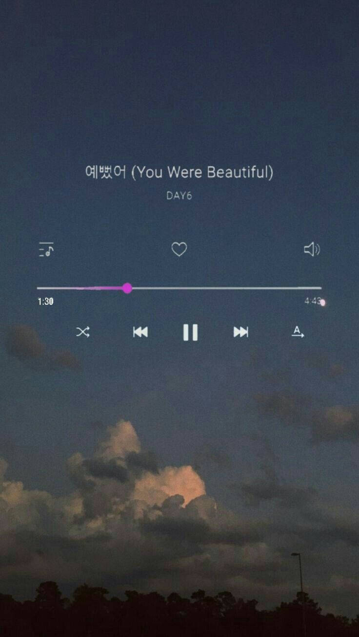 Aesthetic Music, twilight sky, soft clouds, HD Phone Wallpaper