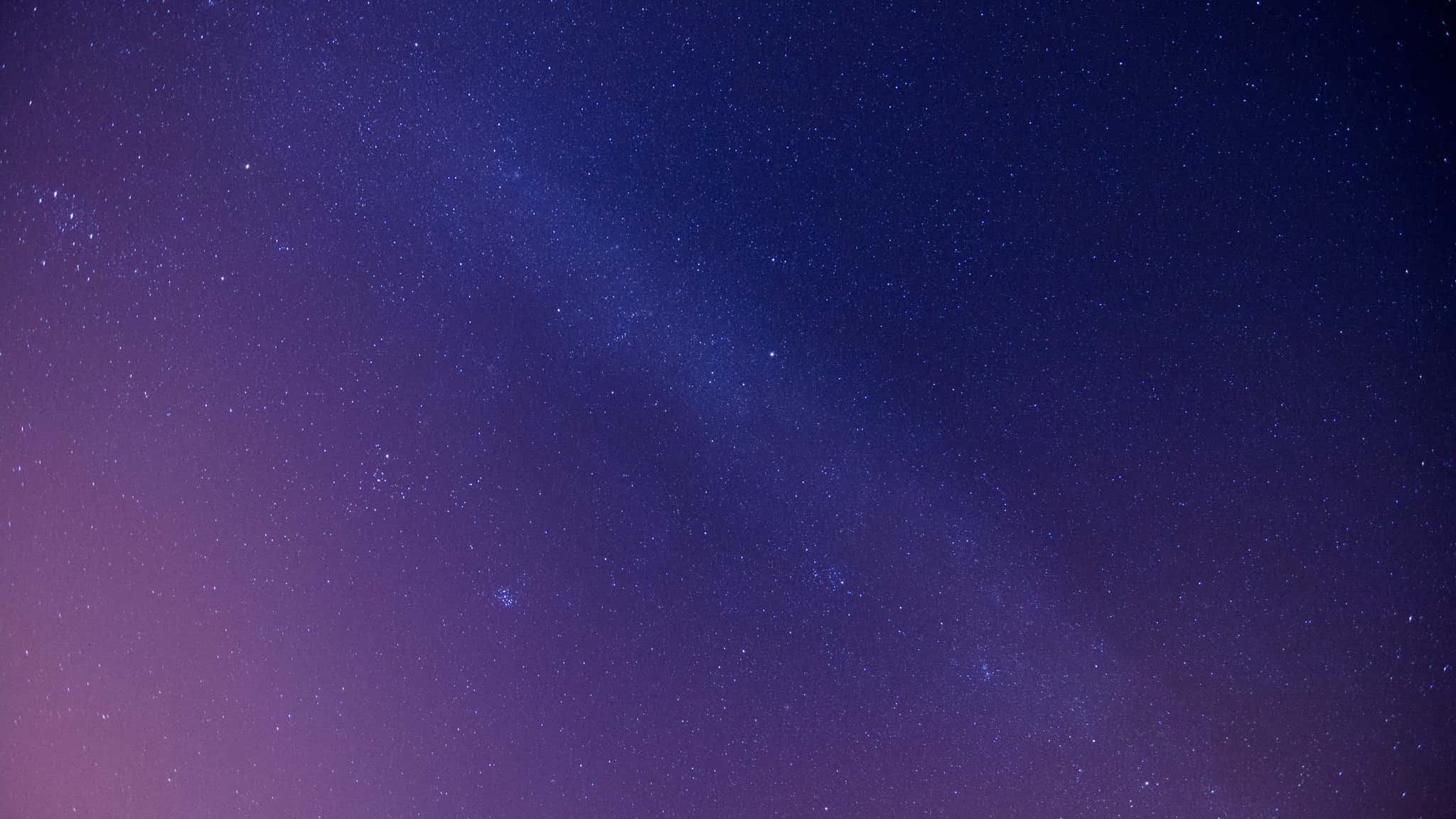 Aesthetic Night Sky, blue night sky, countless stars, Full HD Desktop Wallpaper