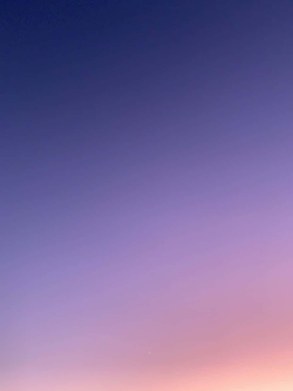 sunset, deep blue, soft pink, HD Phone Wallpaper