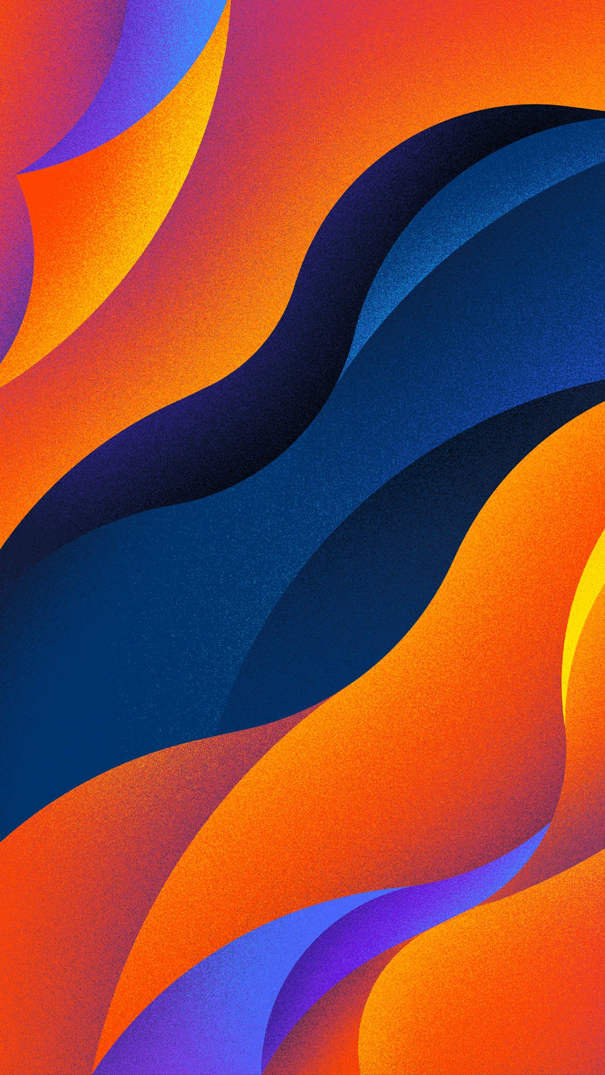 orange, blue, purple, Full HD Phone Wallpaper