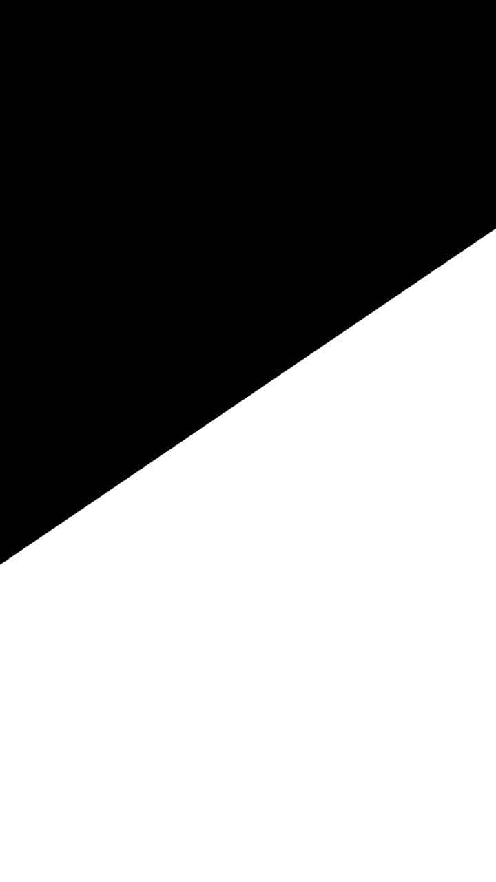 half black half white, diagonal black and white halves, geometric contrast, HD Phone Wallpaper