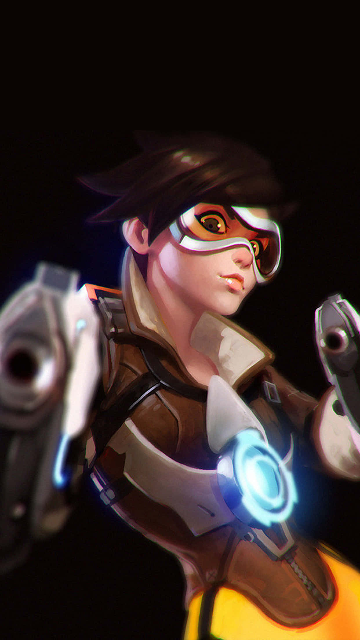 Aesthetic Overwatch, female hero, futuristic gear, Full HD Phone Wallpaper