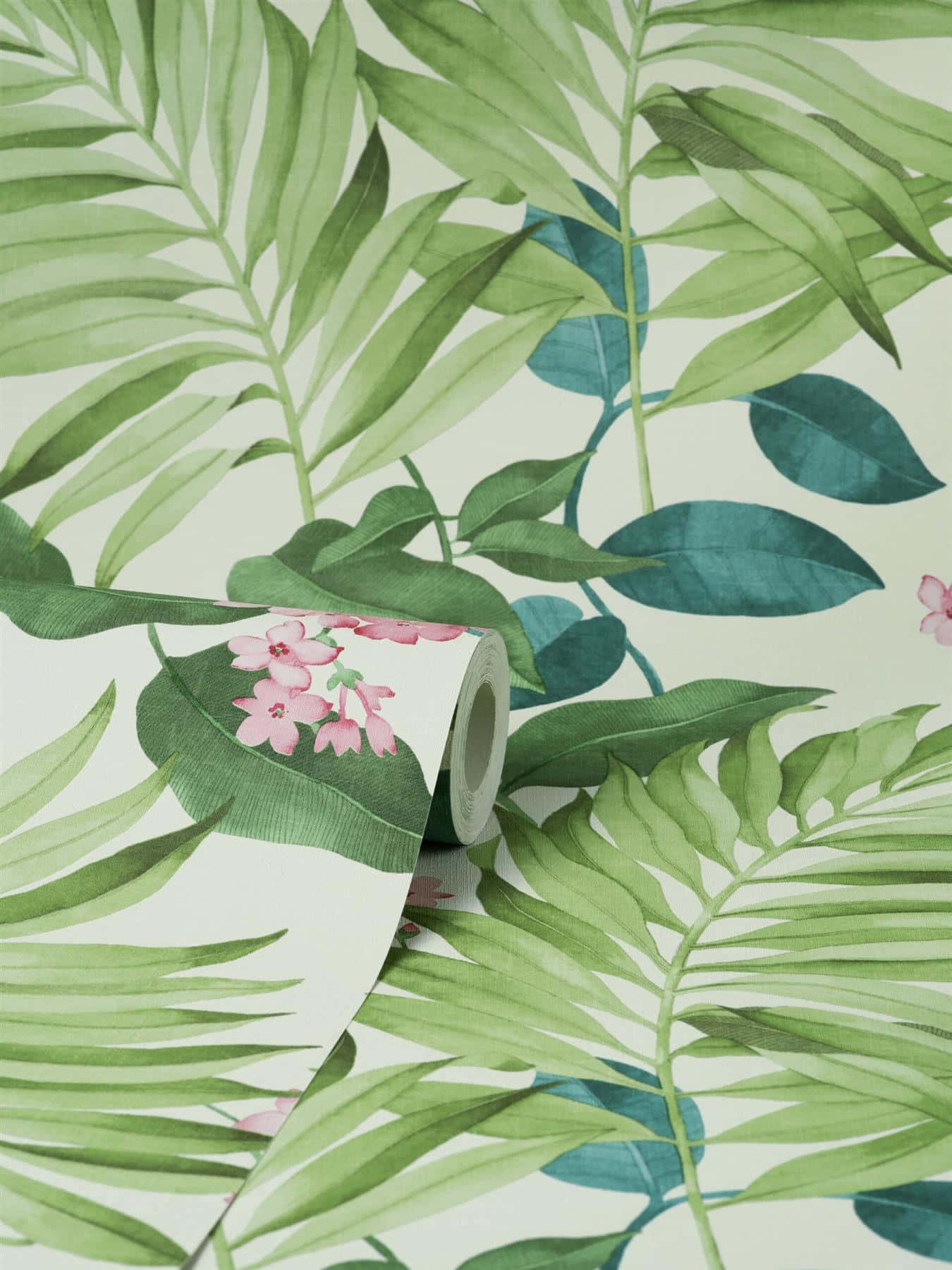 Aesthetic Palm Leaves, tropical wallpaper, lush green palm leaves, HD Phone Wallpaper