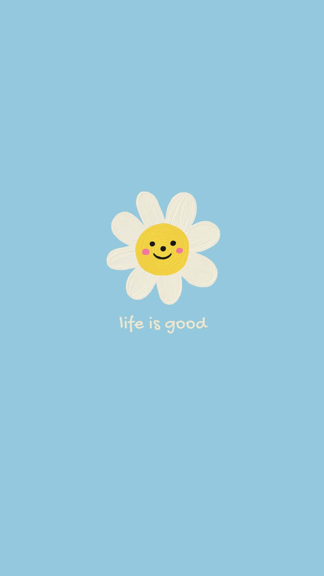 Pastel Daisy, smiling yellow face, white petals, Full HD Phone Wallpaper