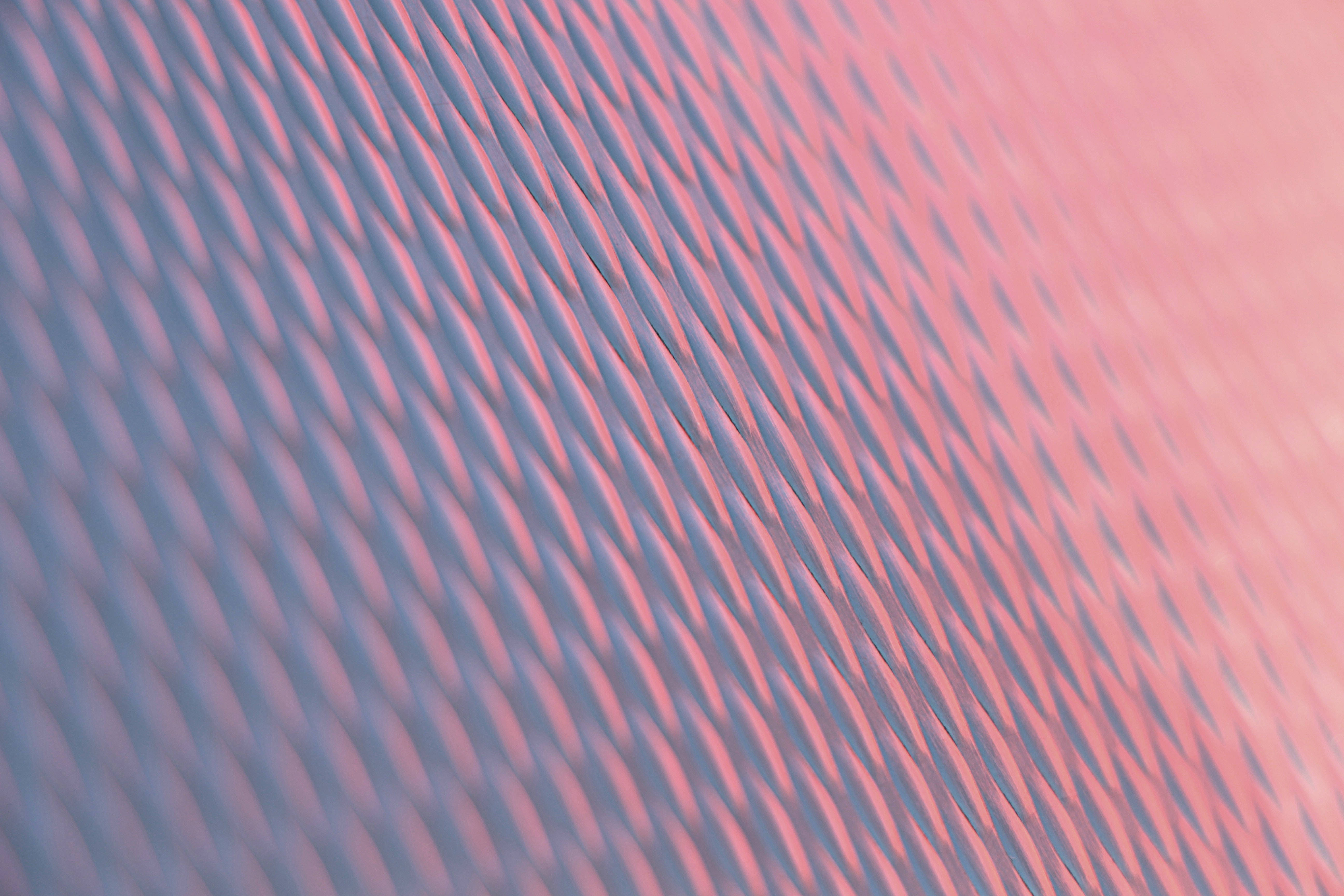 pink metallic aesthetic pattern, soft pink, blue hues, 5K Desktop Wallpaper