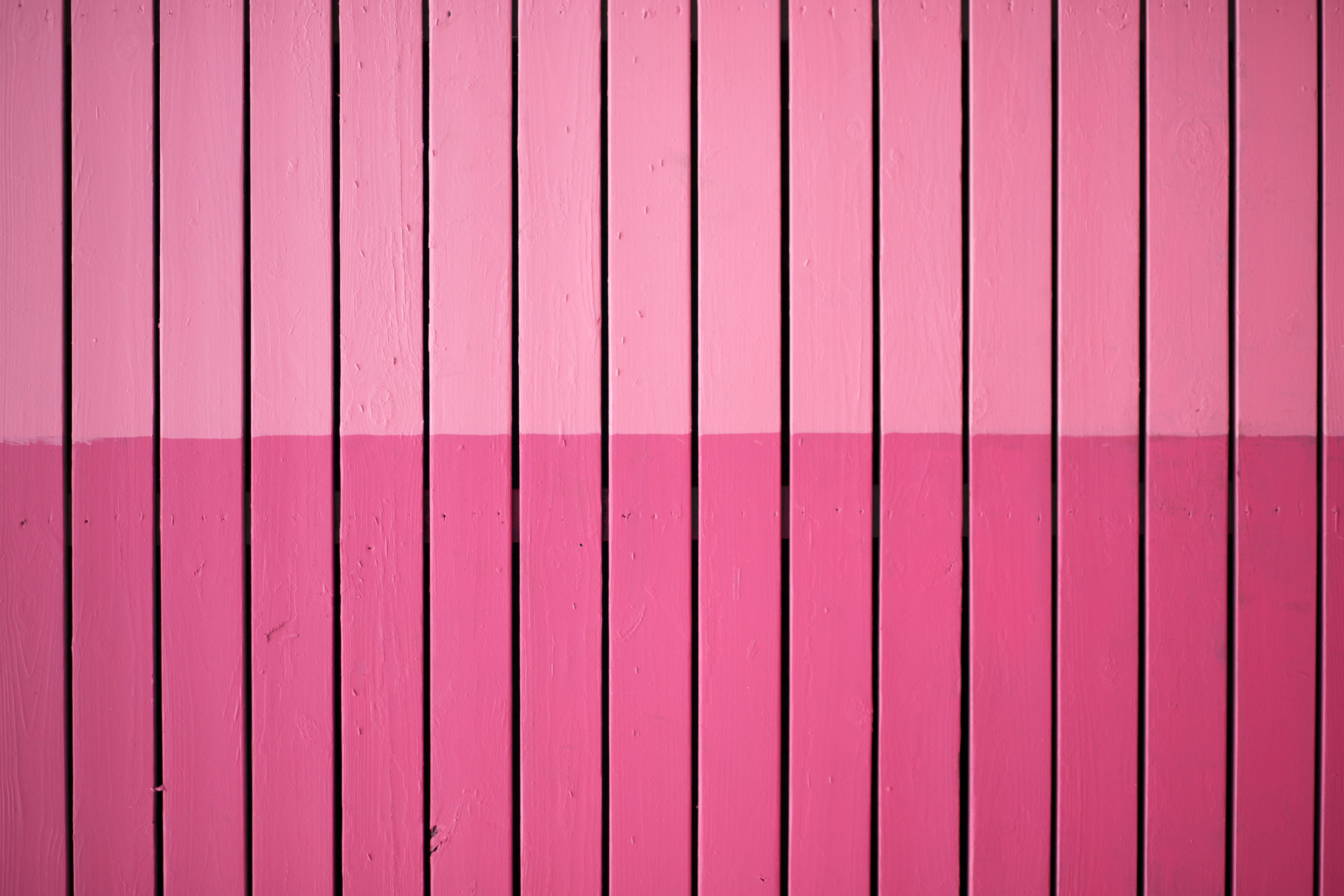plank wall, kawaii pink, two-tone pink gradient, 5K Desktop Wallpaper