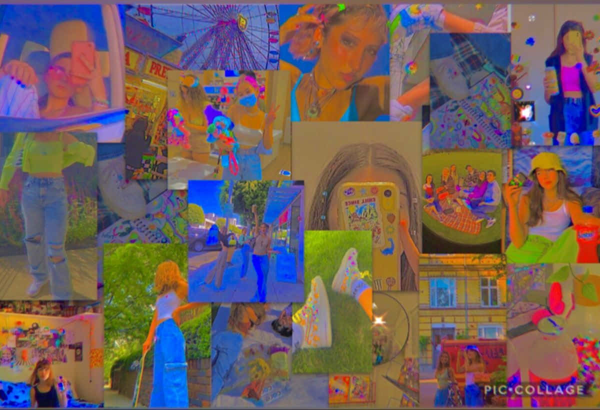 indie aesthetic pc, amusement parks, outdoor gatherings, SD Desktop Wallpaper