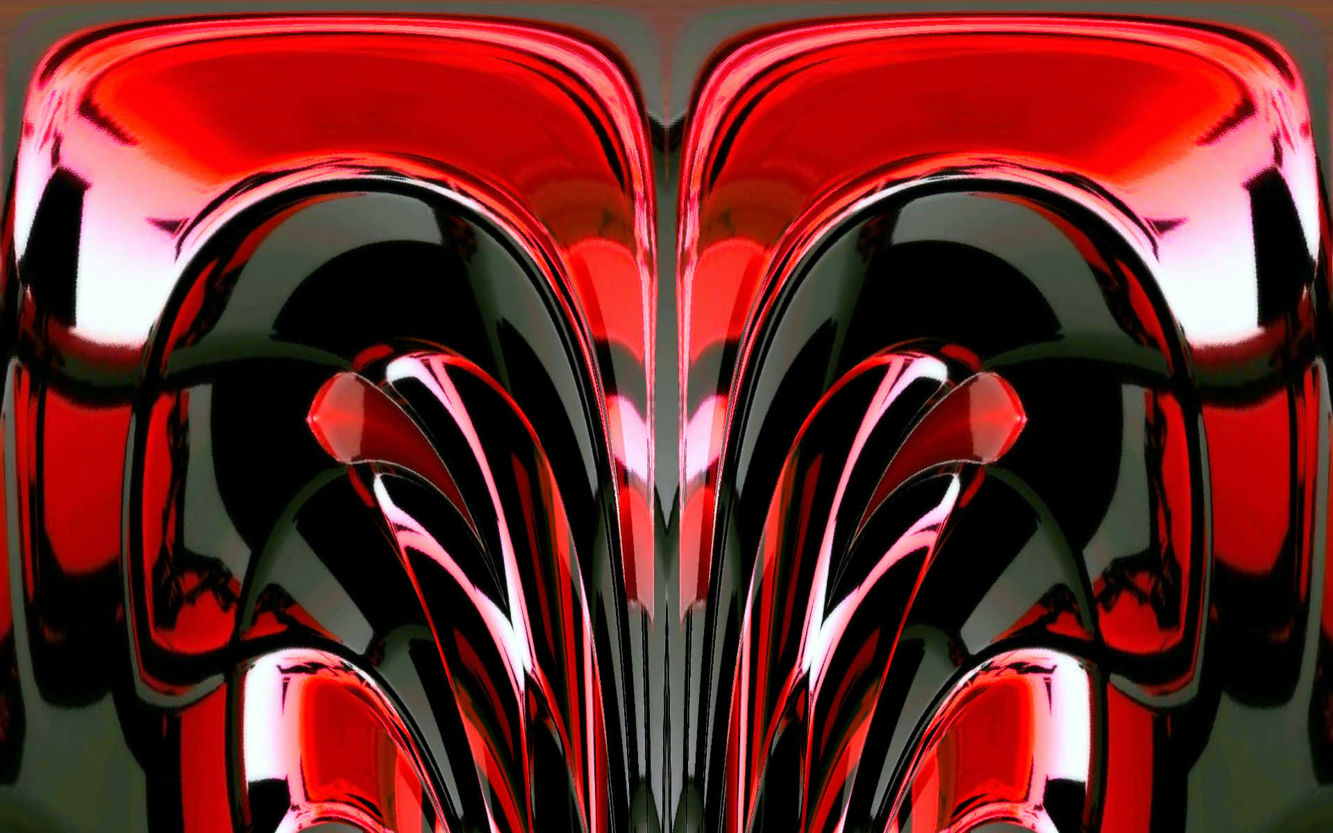 Art Deco computer, 1920 x 1200, vibrant red, Full HD Desktop Wallpaper