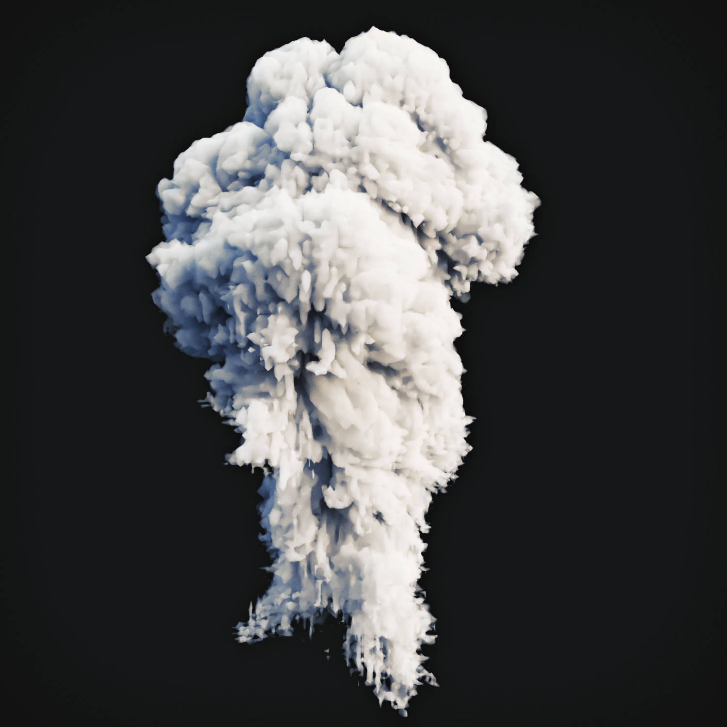 Smoke Explosion, black and white, white smoke, HD Desktop Wallpaper