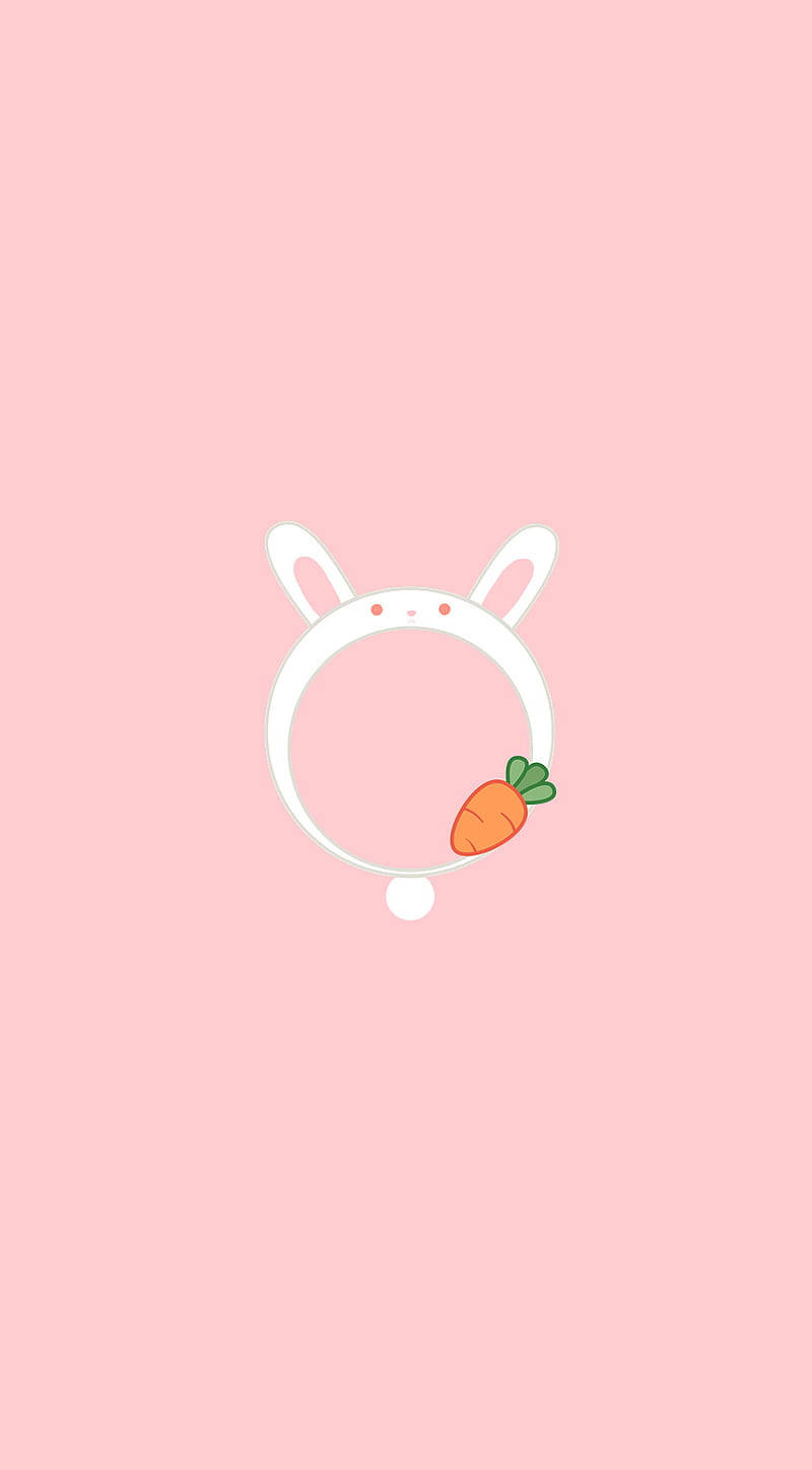 bunny headband, carrot, white bunny headband, HD Phone Wallpaper