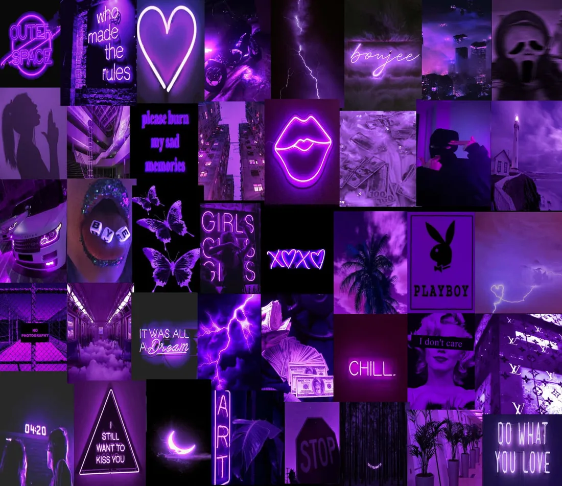 Aesthetic Purple Baddie