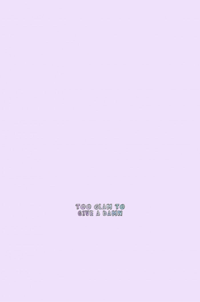 Glam Aesthetic Quotes Tumblr, minimalist lavender background, pixelated text, SD Phone Wallpaper