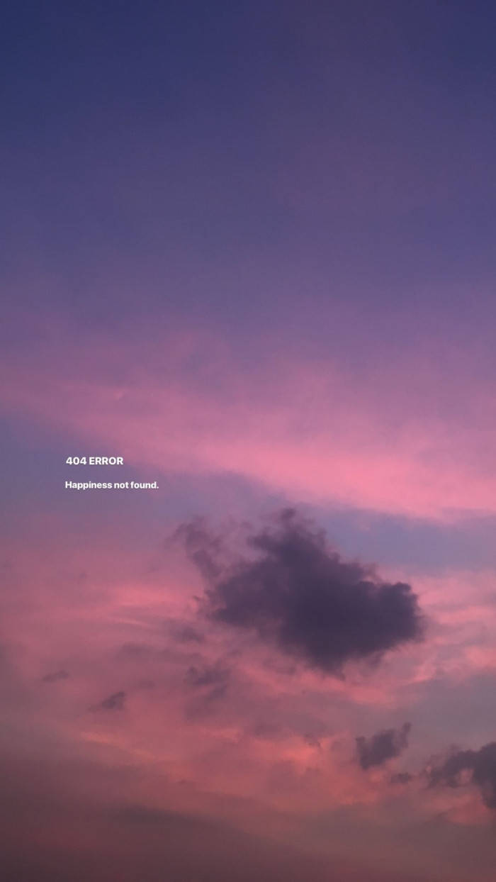 404 Error, tumblr quotes, aesthetic, SD Phone Wallpaper