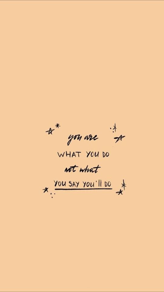 Sparkly Aesthetic Tumblr, minimalist peach background, handwritten motivational quote, SD Phone Wallpaper