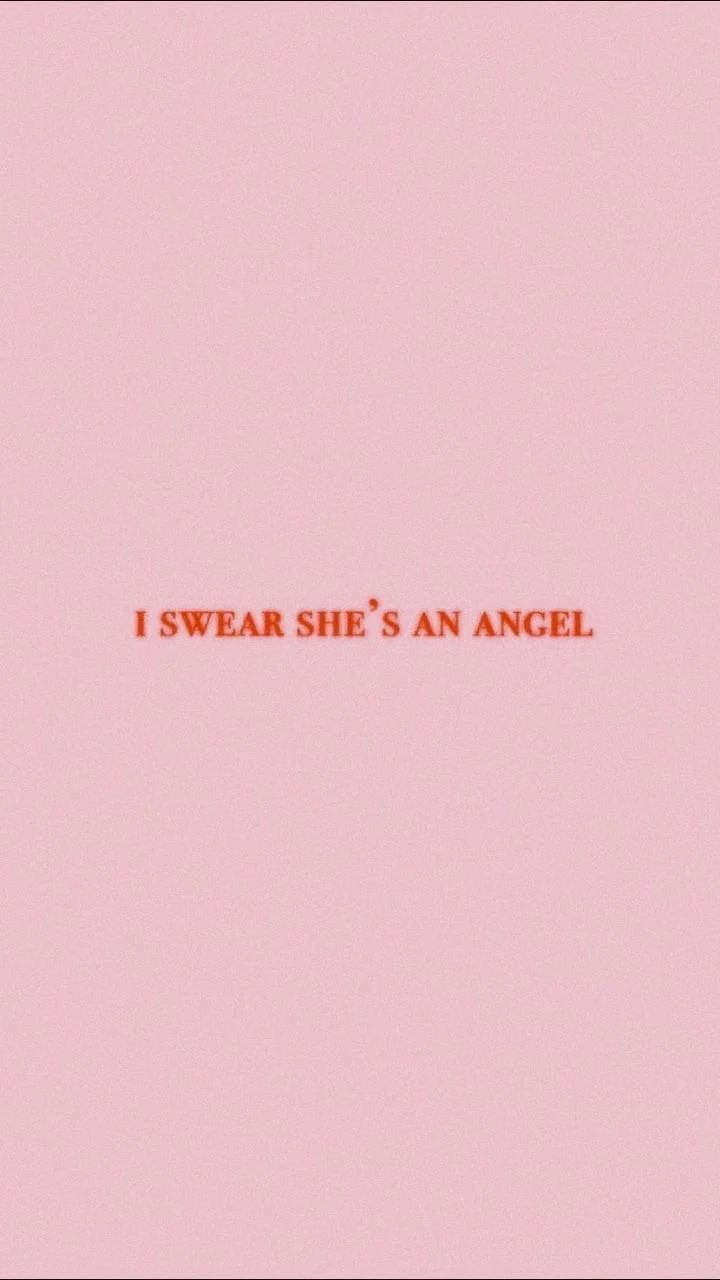 pastel pink aesthetic quotes tumblr, minimalist pink background, red text, HD Phone Wallpaper