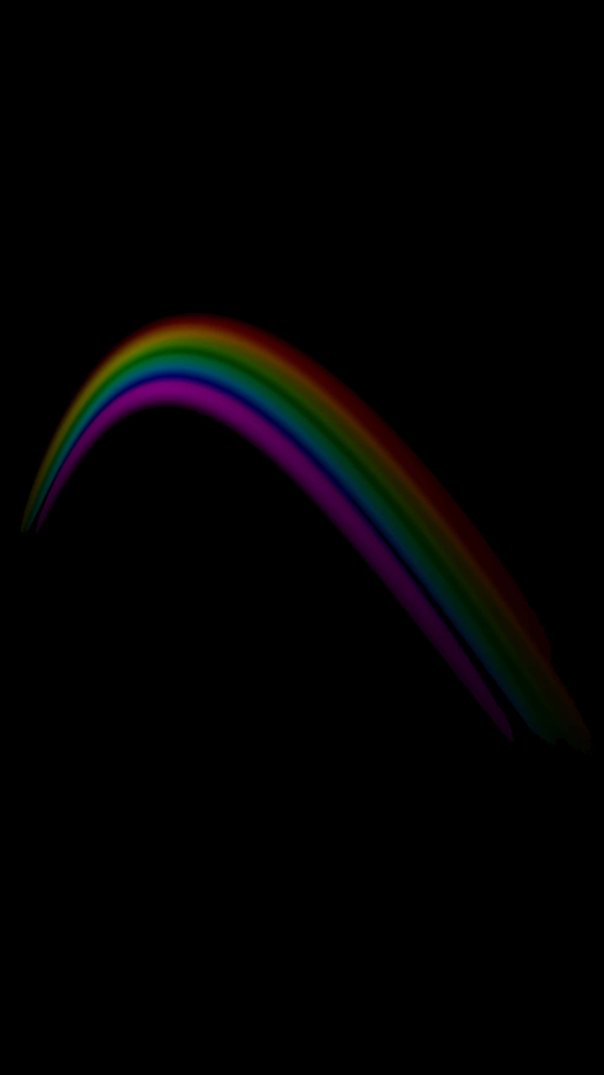 Aesthetic Rainbow Mobile, rainbow, glowing, 2K Phone Wallpaper