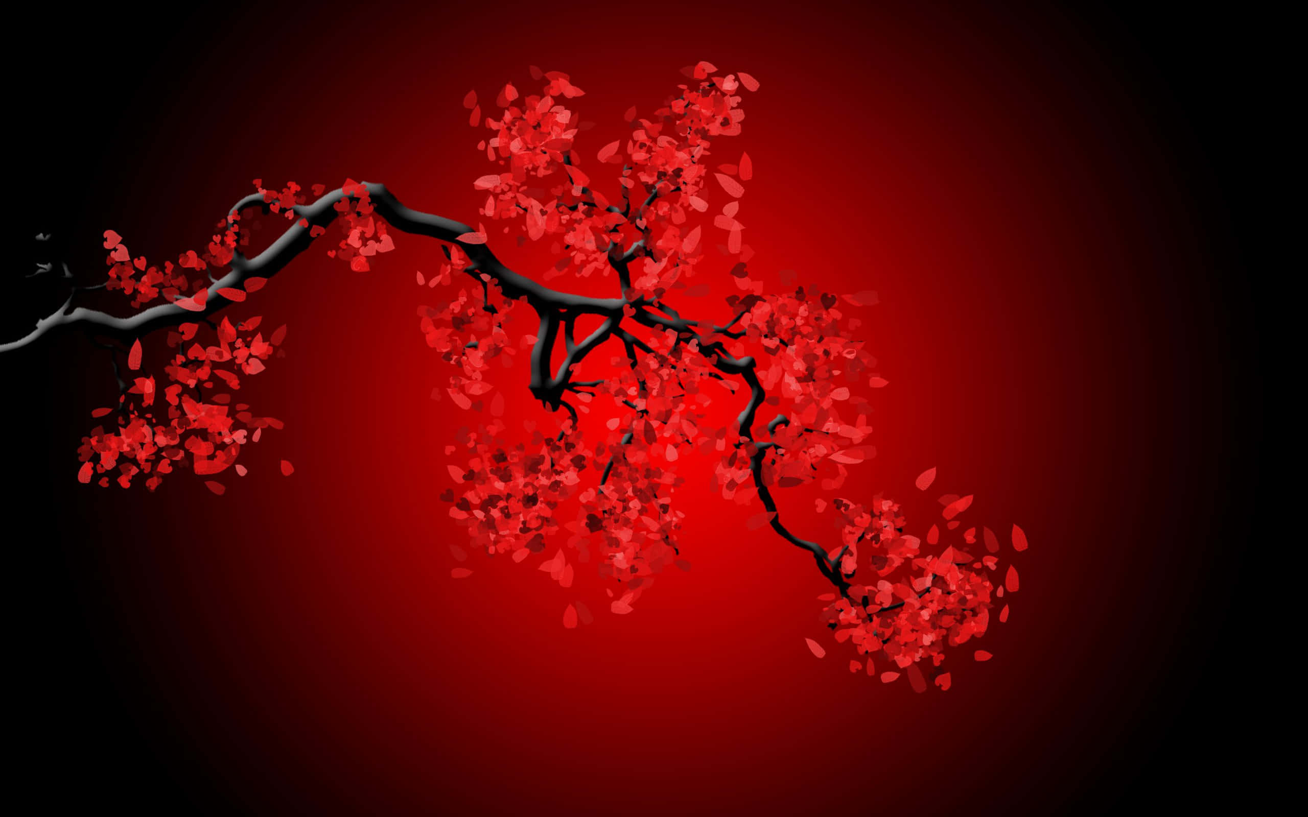 Aesthetic Red Pc, 2560 x 1600, crimson backdrop, 2K Desktop Wallpaper