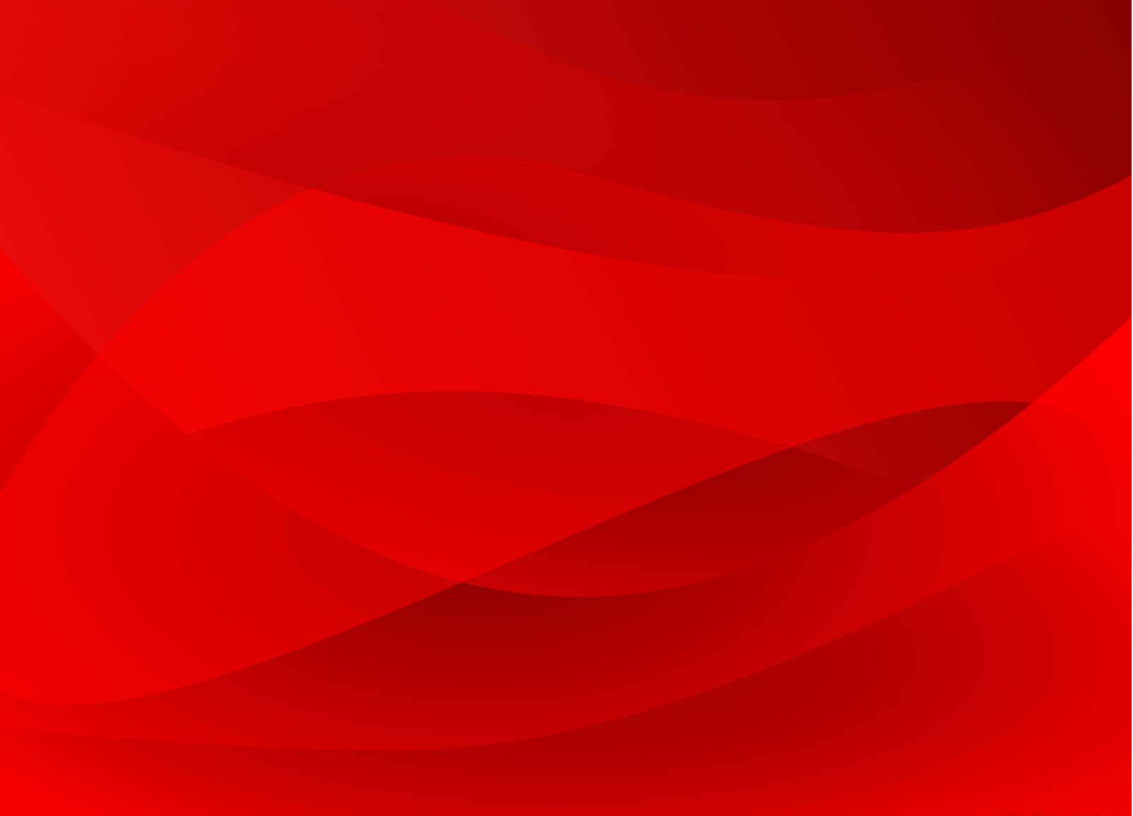 Solid Dynamic Red, crimson waves, soft gradients, HD Desktop Wallpaper