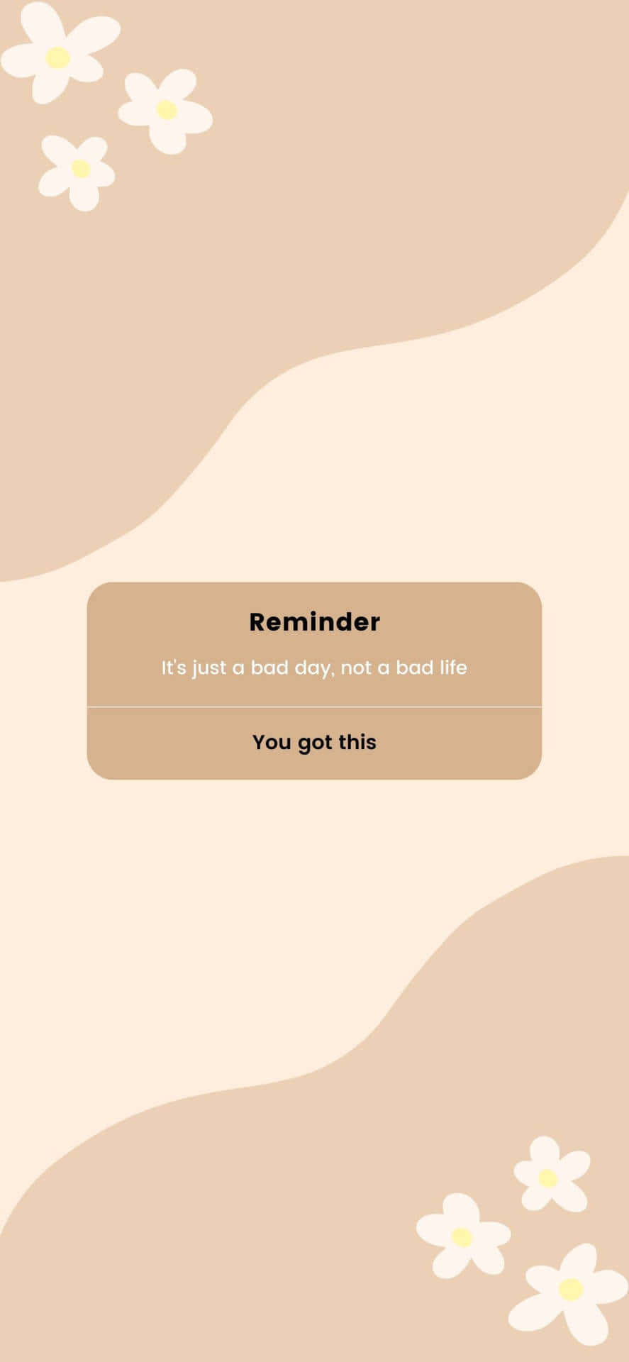 Aesthetic Reminder, minimalist, beige, Full HD Phone Wallpaper