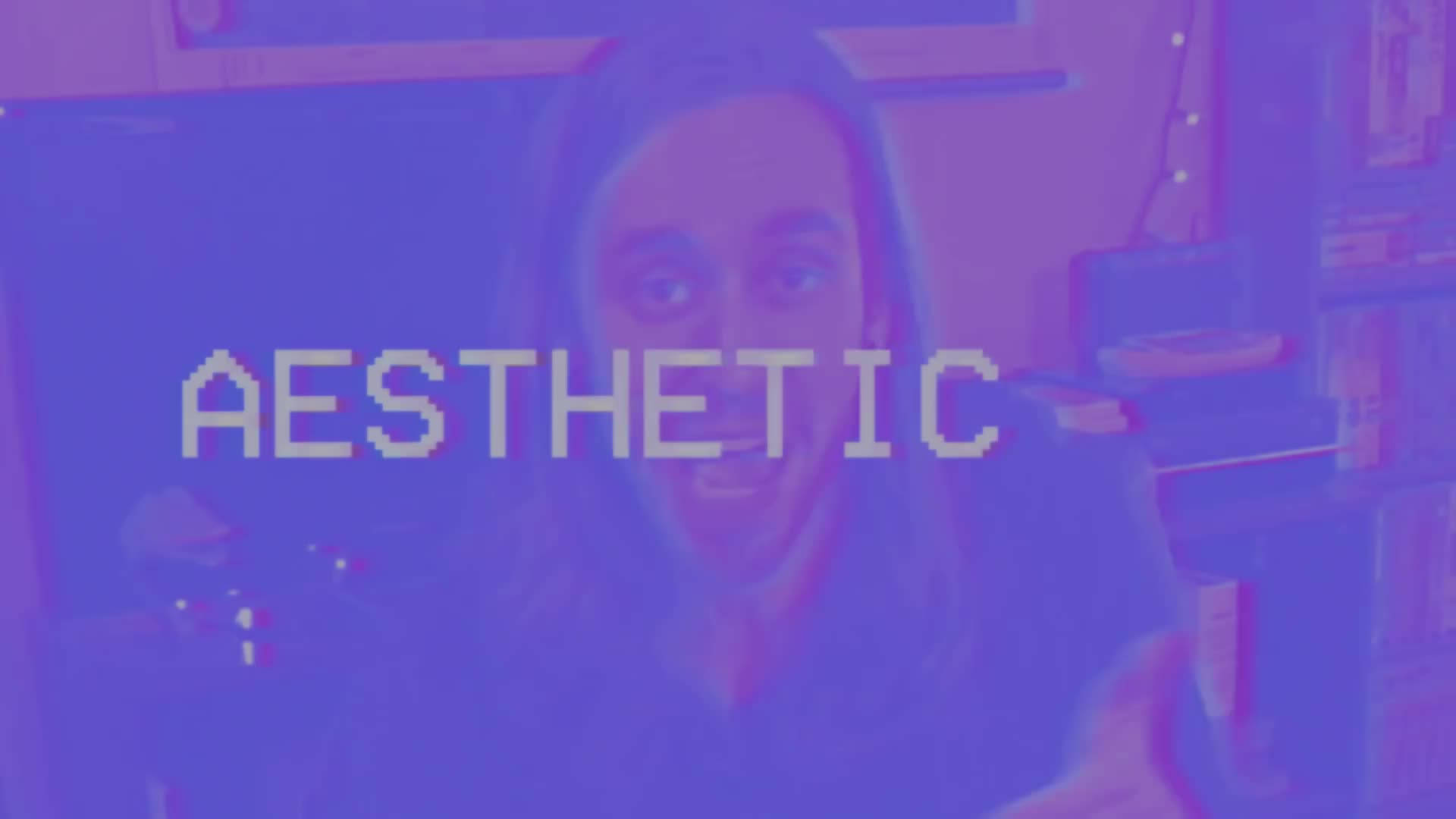Aesthetic Retro, Vhs Video, pixelated aesthetic overlay, Full HD Desktop Wallpaper