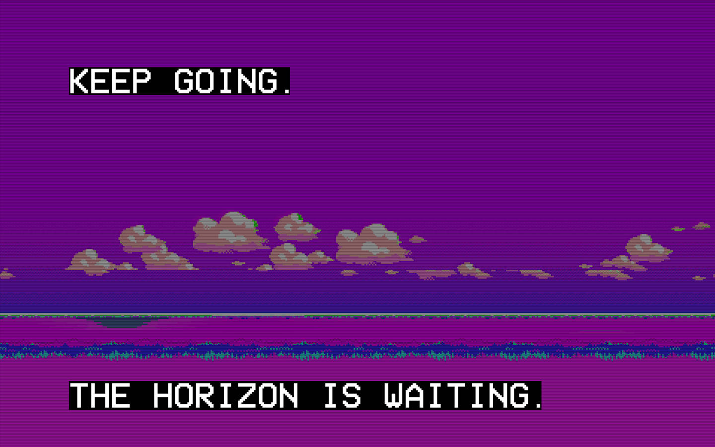 Aesthetic Retro, 8bit, pixelated, HD Desktop Wallpaper