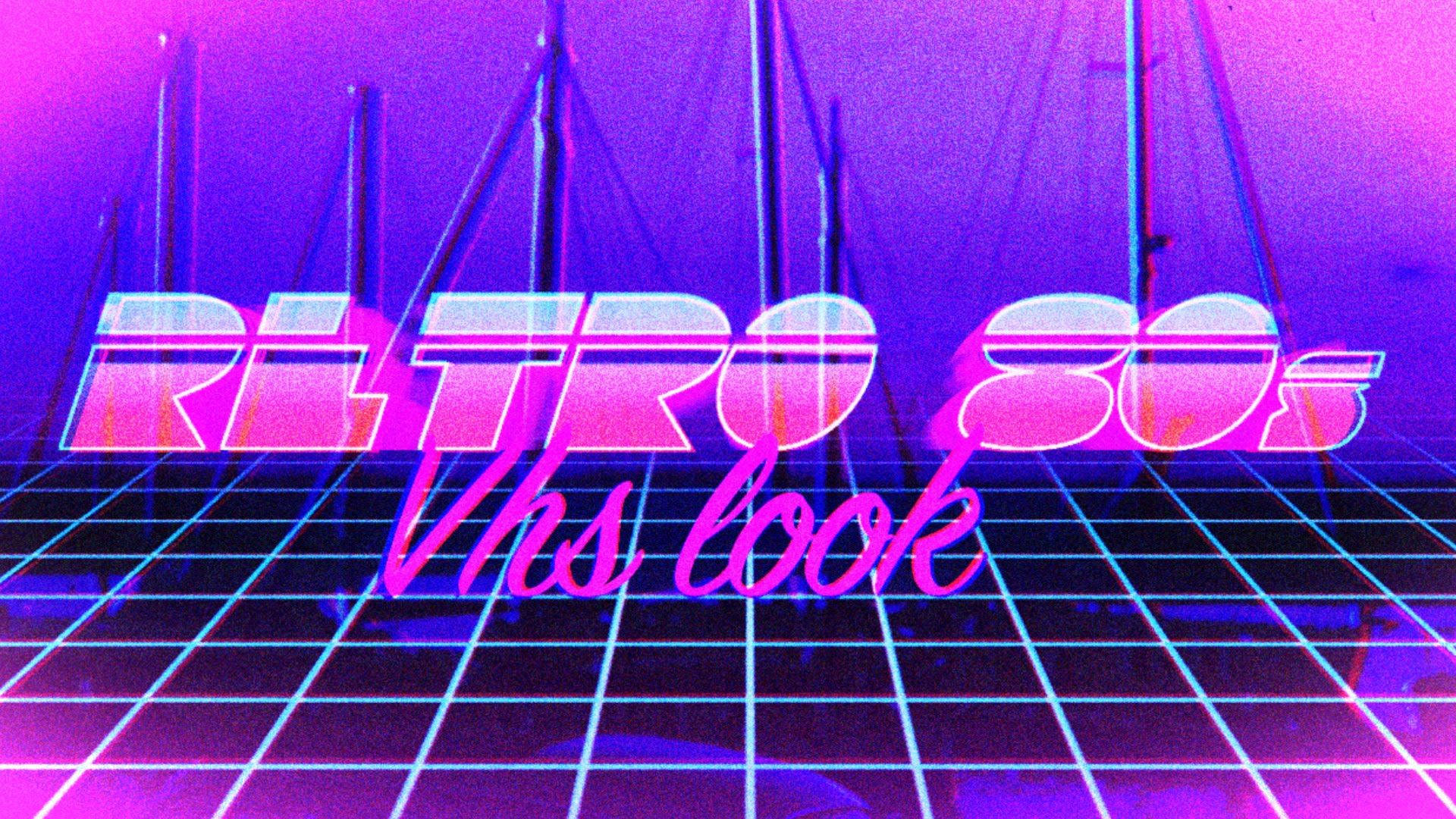 neon pink, purple, 80s, Full HD Desktop Wallpaper