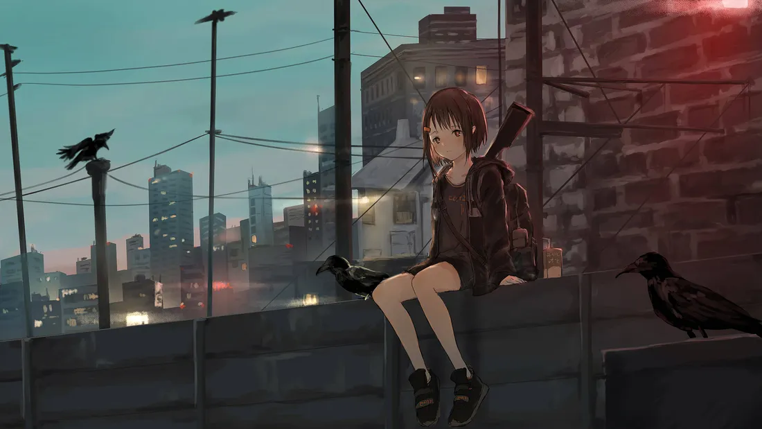 Aesthetic Sad Anime Girl