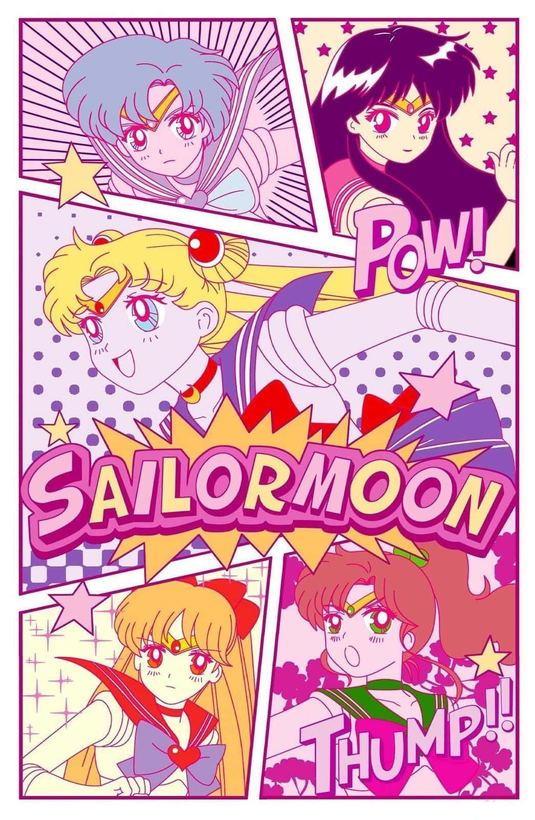 Aesthetic Sailor Moon, Sailor Moon, pink, HD Phone Wallpaper