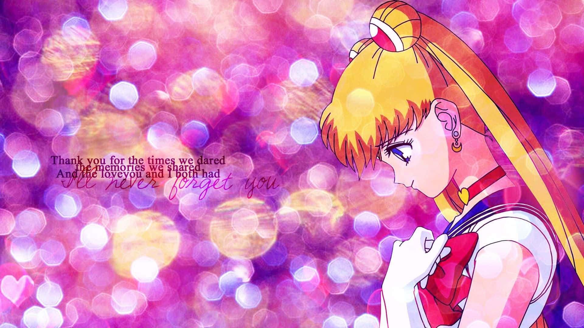 Sailor Moon, blonde hair, sailor uniform, Full HD Desktop Wallpaper