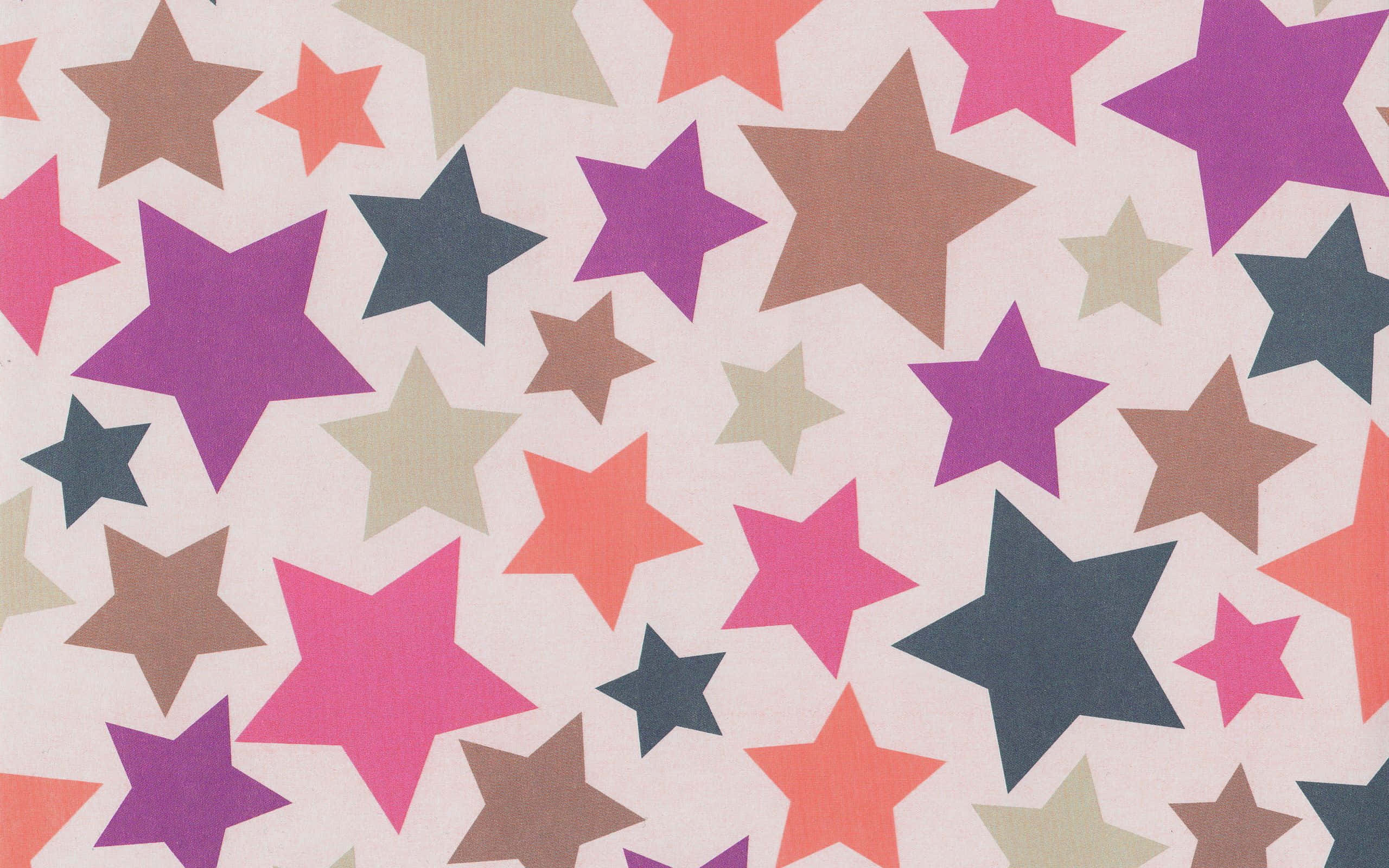aesthetic star, 2560 x 1600, multicolored stars, 2K Desktop Wallpaper
