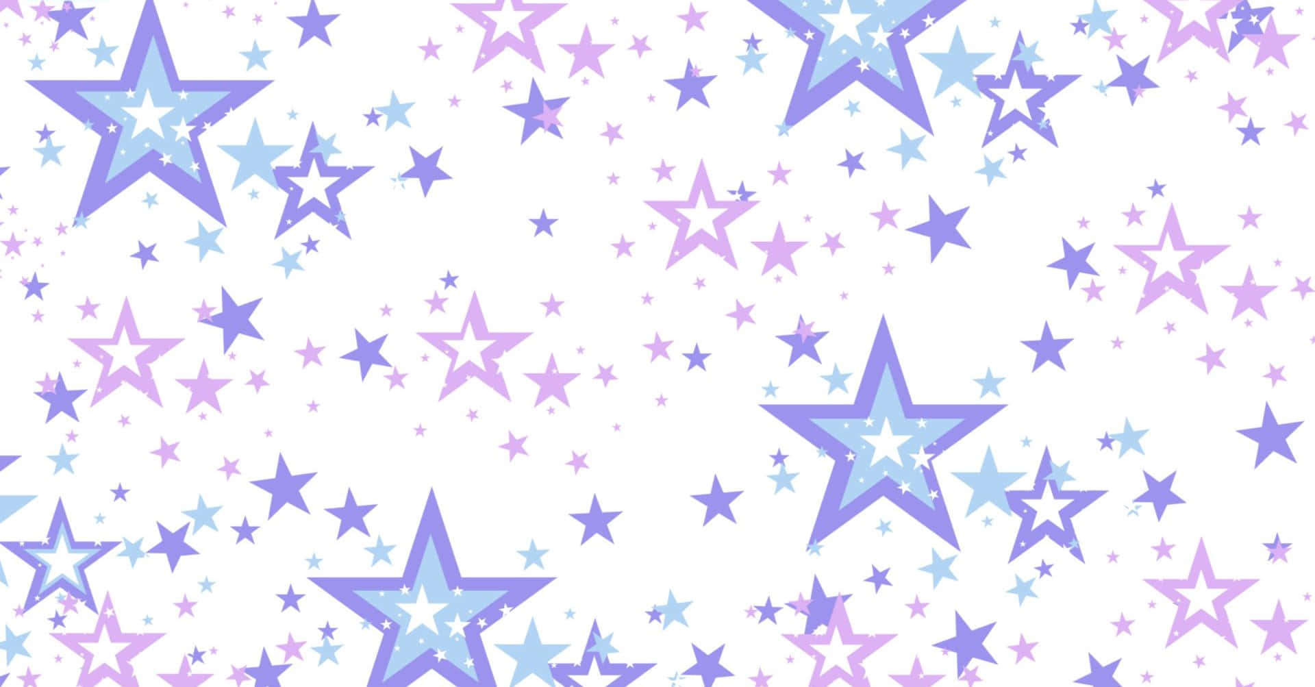 Aesthetic Star, lavender, sky blue, Full HD Desktop Wallpaper
