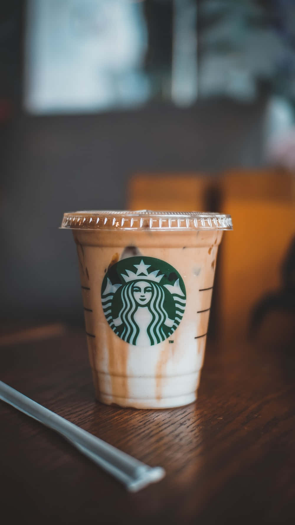 Starbucks, iced coffee, caramel drizzle, HD Phone Wallpaper