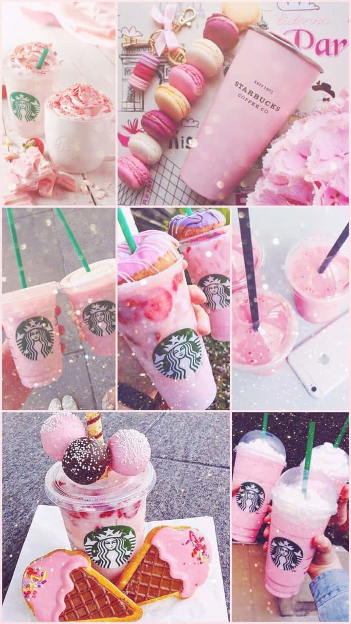 Aesthetic Starbucks, Starbucks, pink drink, HD Phone Wallpaper