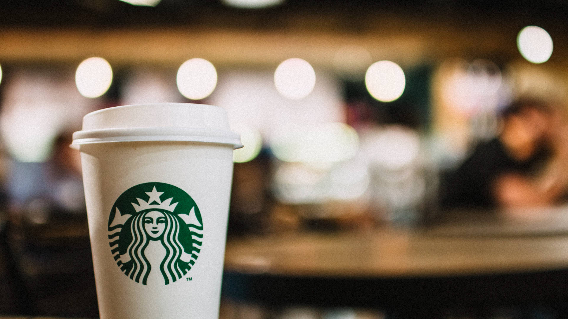 Starbucks, Styro cup, white Starbucks coffee cup, Full HD Desktop Wallpaper