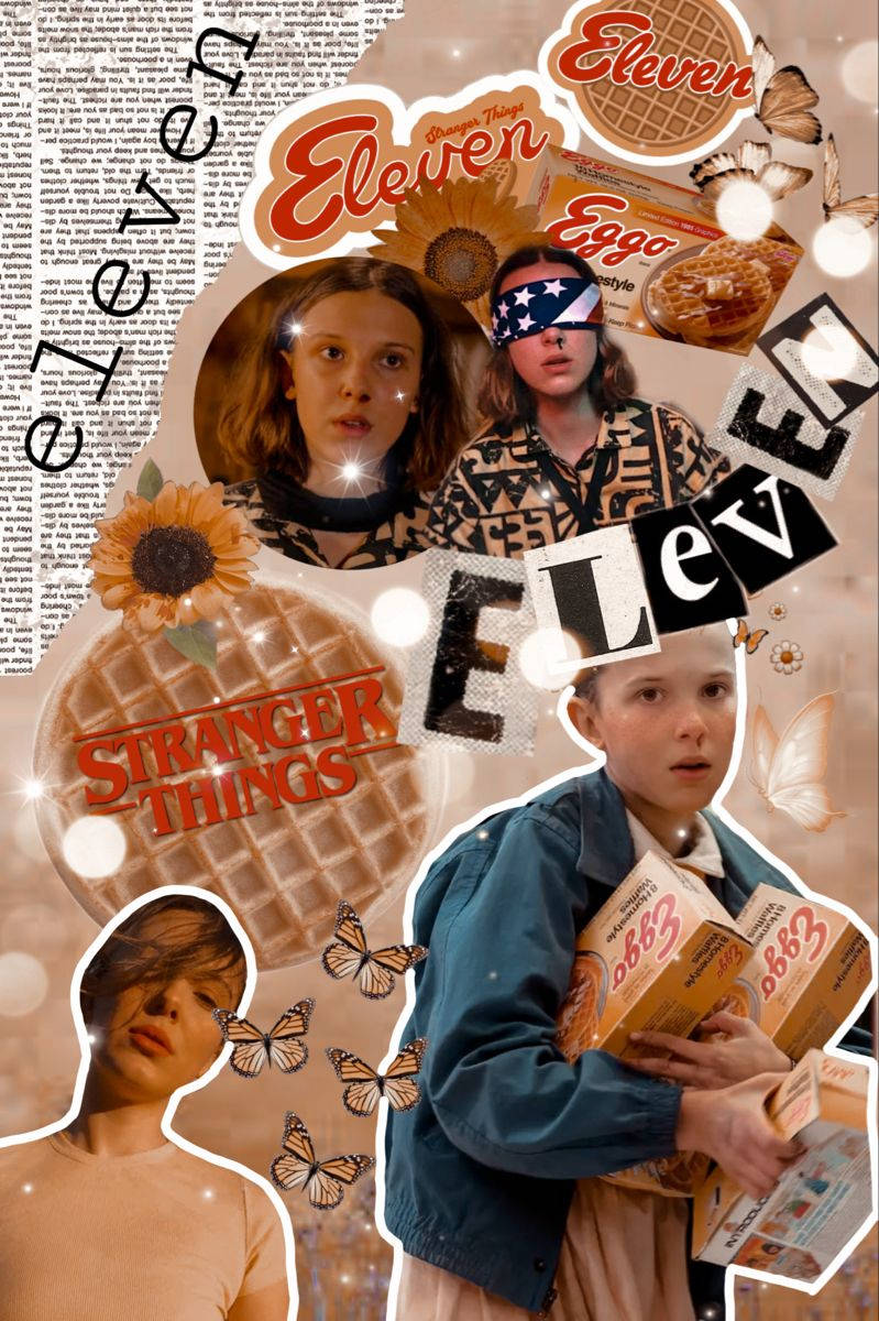 Eleven, Stranger Things, Eggo waffles, SD Phone Wallpaper