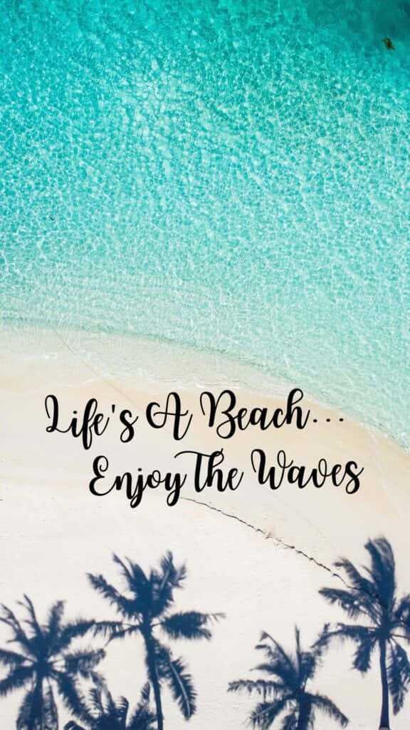 tropical beach, turquoise ocean, white sand, SD Phone Wallpaper