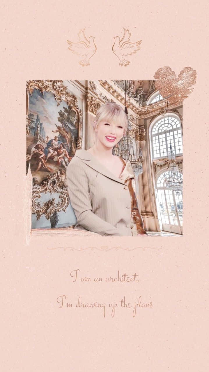 Taylor Swift, beige blazer, ornate mirrors, HD Phone Wallpaper