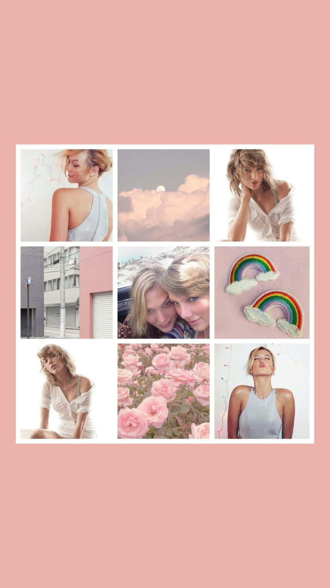 Taylor Swift, pastel aesthetic, soft pink, Full HD Phone Wallpaper