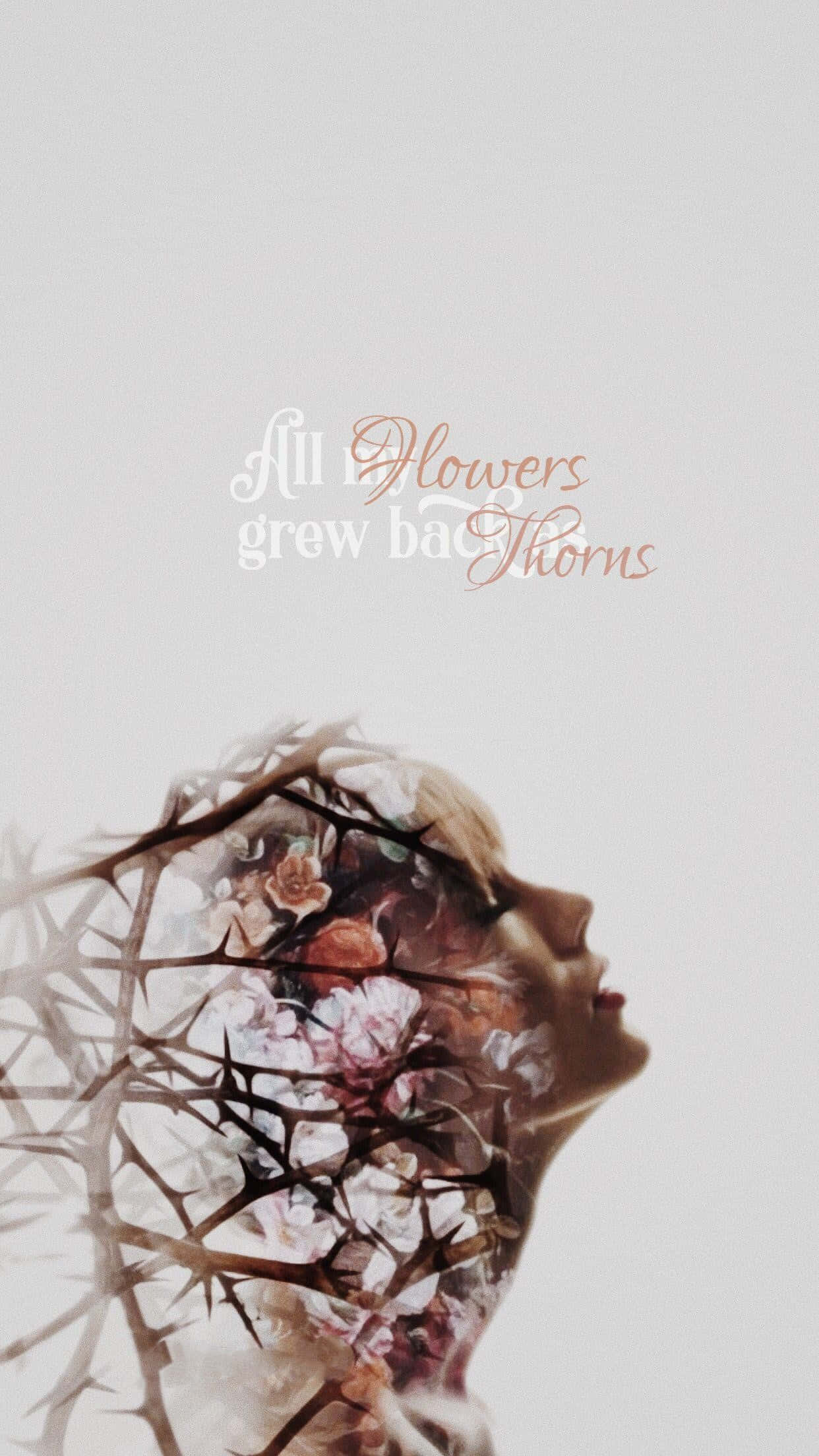 floral silhouette, Taylor Swift, thorny branches, Full HD Phone Wallpaper