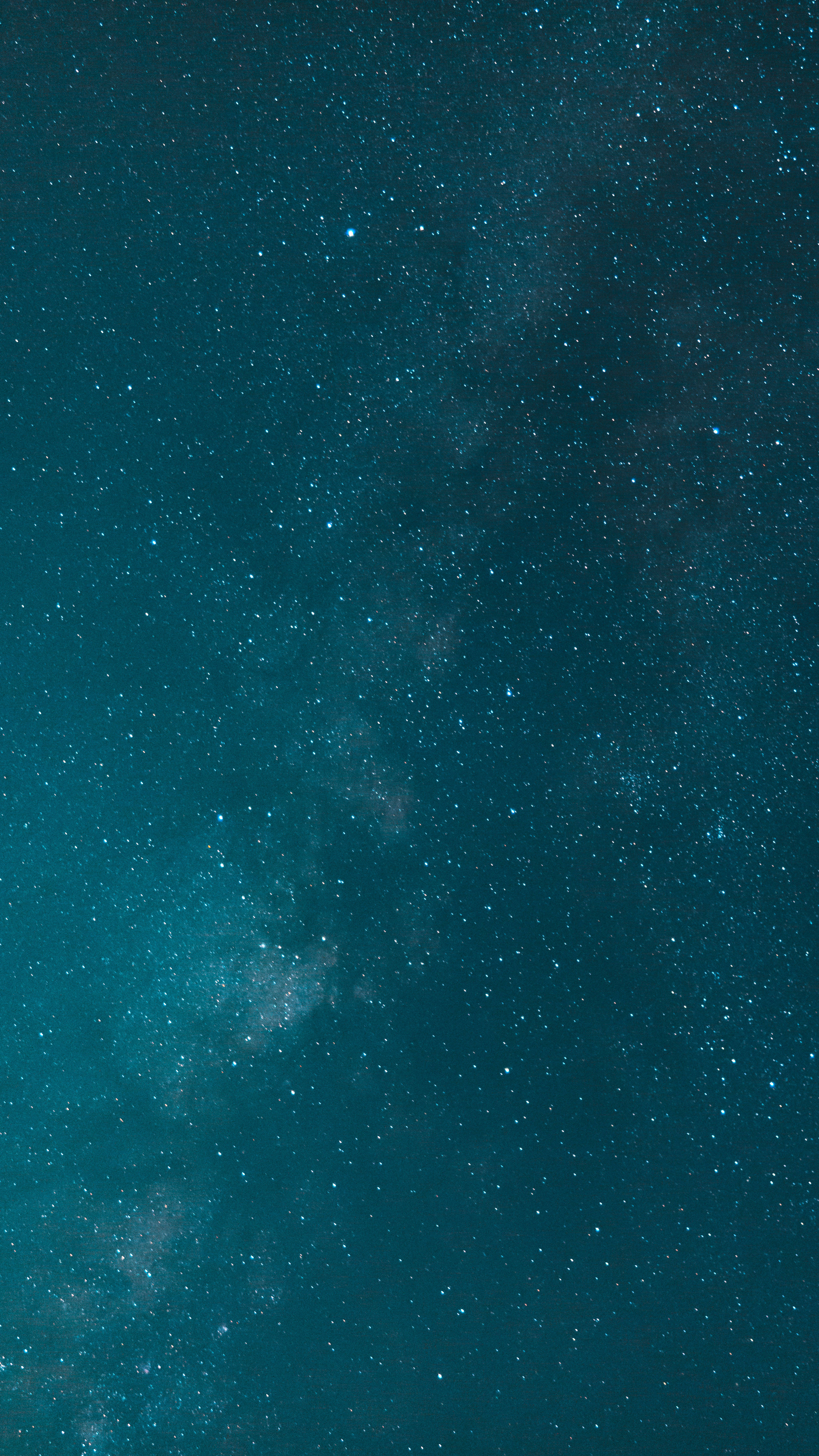 pastel teal, Milky Way galaxy, countless stars, 5K Phone Wallpaper